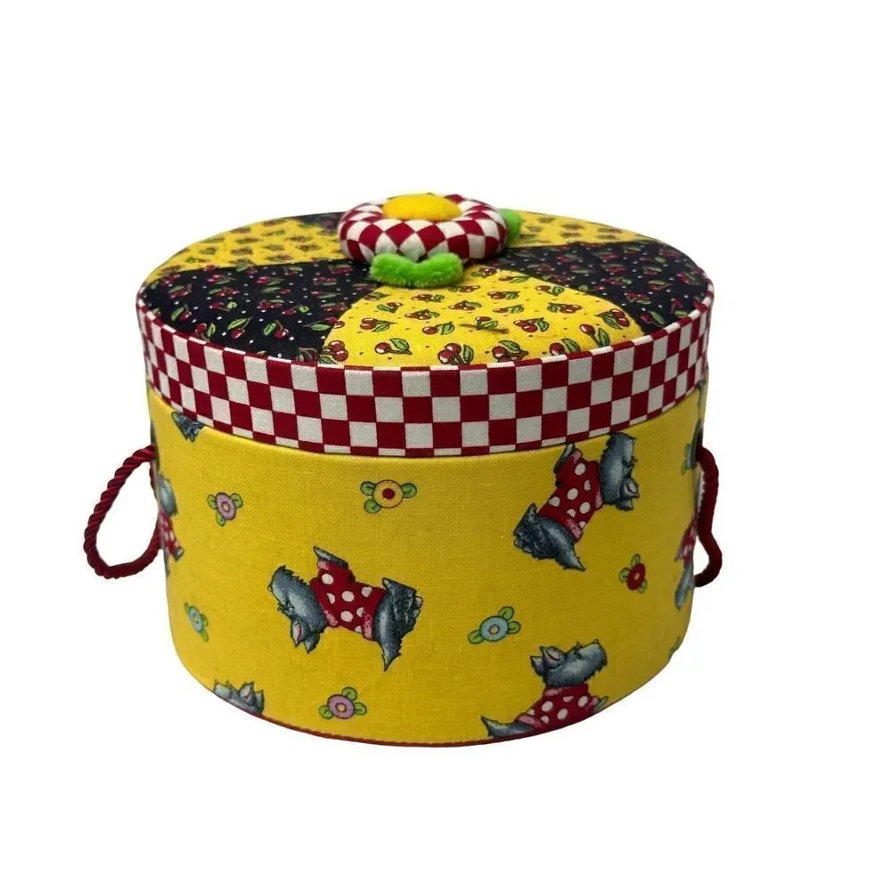 Mary Engelbreit Dritz Sewing Box with Scotties NWT!